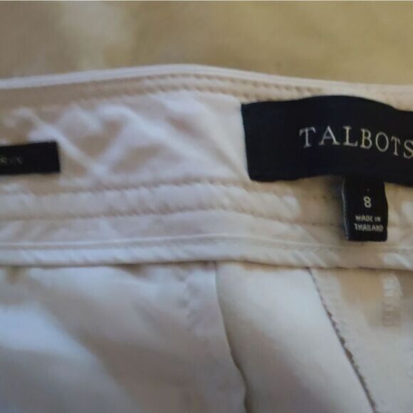 sz.8 Talbot's cotton/viscose/spandex‎ summer pants - Picture 4 of 4
